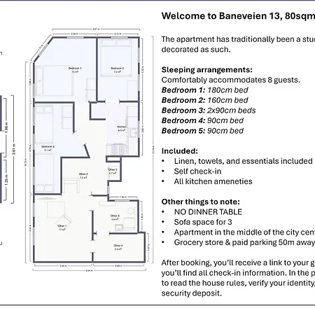 Heimby B13 - 80sqm Heart Of Center Апартаменты Берген